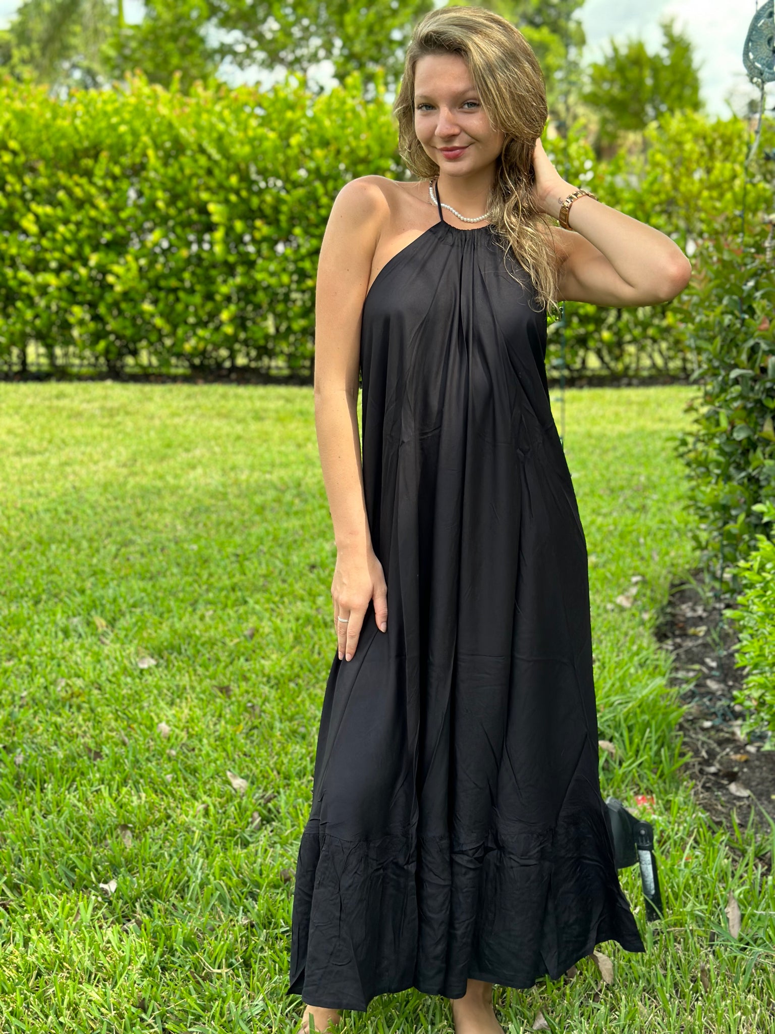 High Neck Backless Dress K&K Bohemian High Neck Backless Dress K&K Bohemian