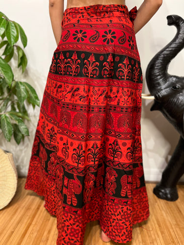 Elephant Wrap Skirt