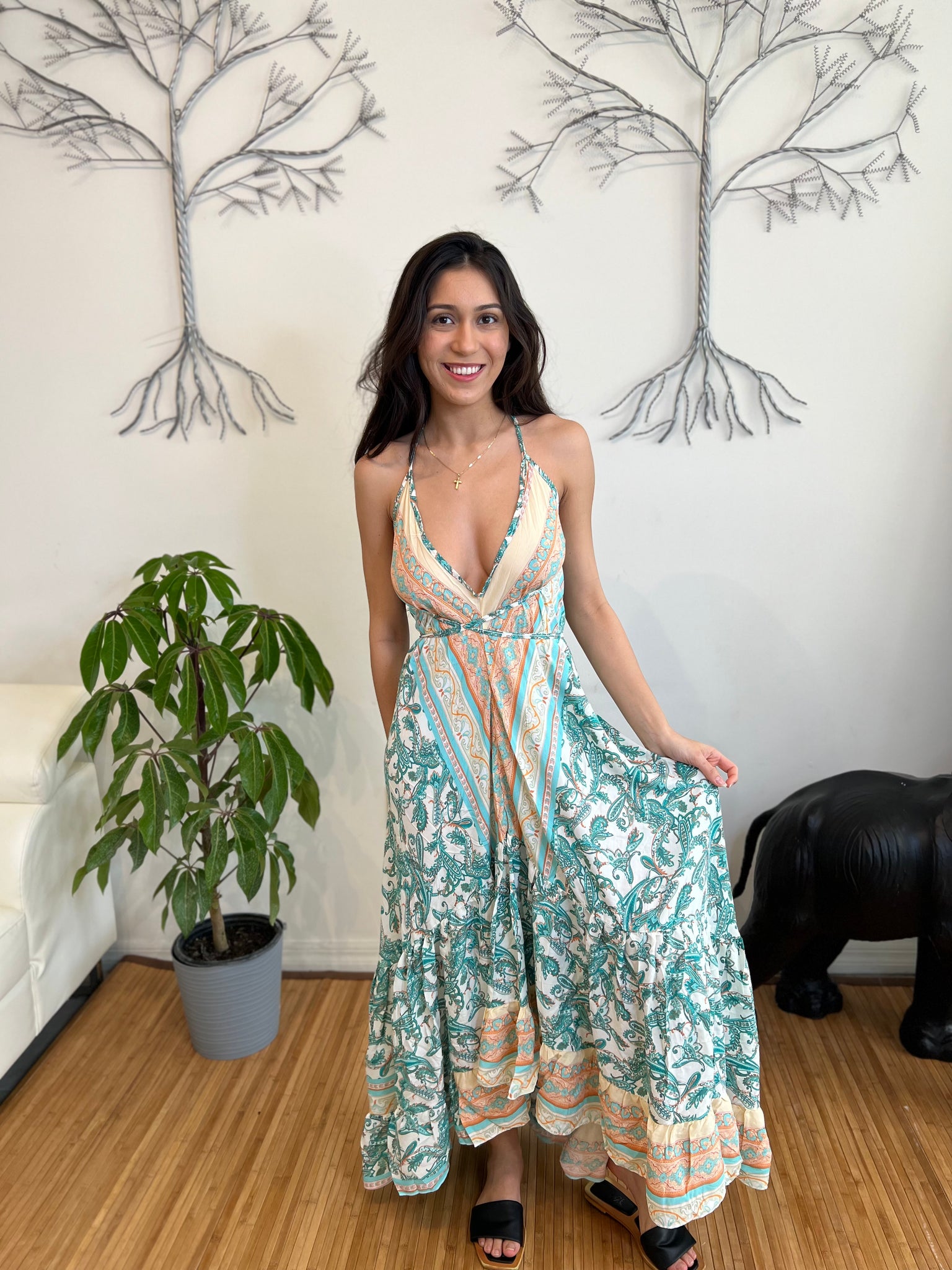 Boho Ruffle Dress K&K Bohemian Boho Ruffle Dress K&K Bohemian