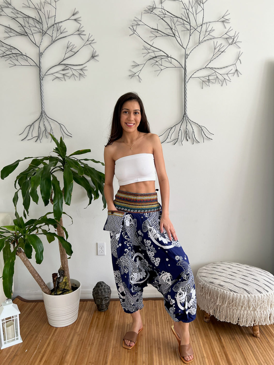 Koi Fish Low Crotch Pants